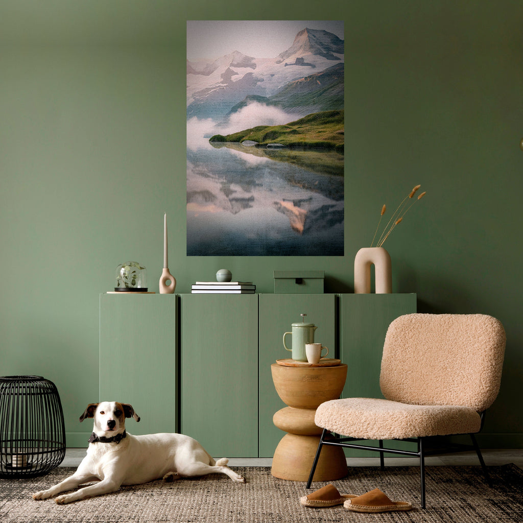 FOGGY HORIZON Peel and Stick Vertical Poster