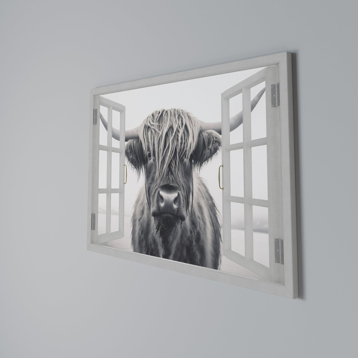 WILDLY WINDOWED VIEWS Horizontal Canvas Print