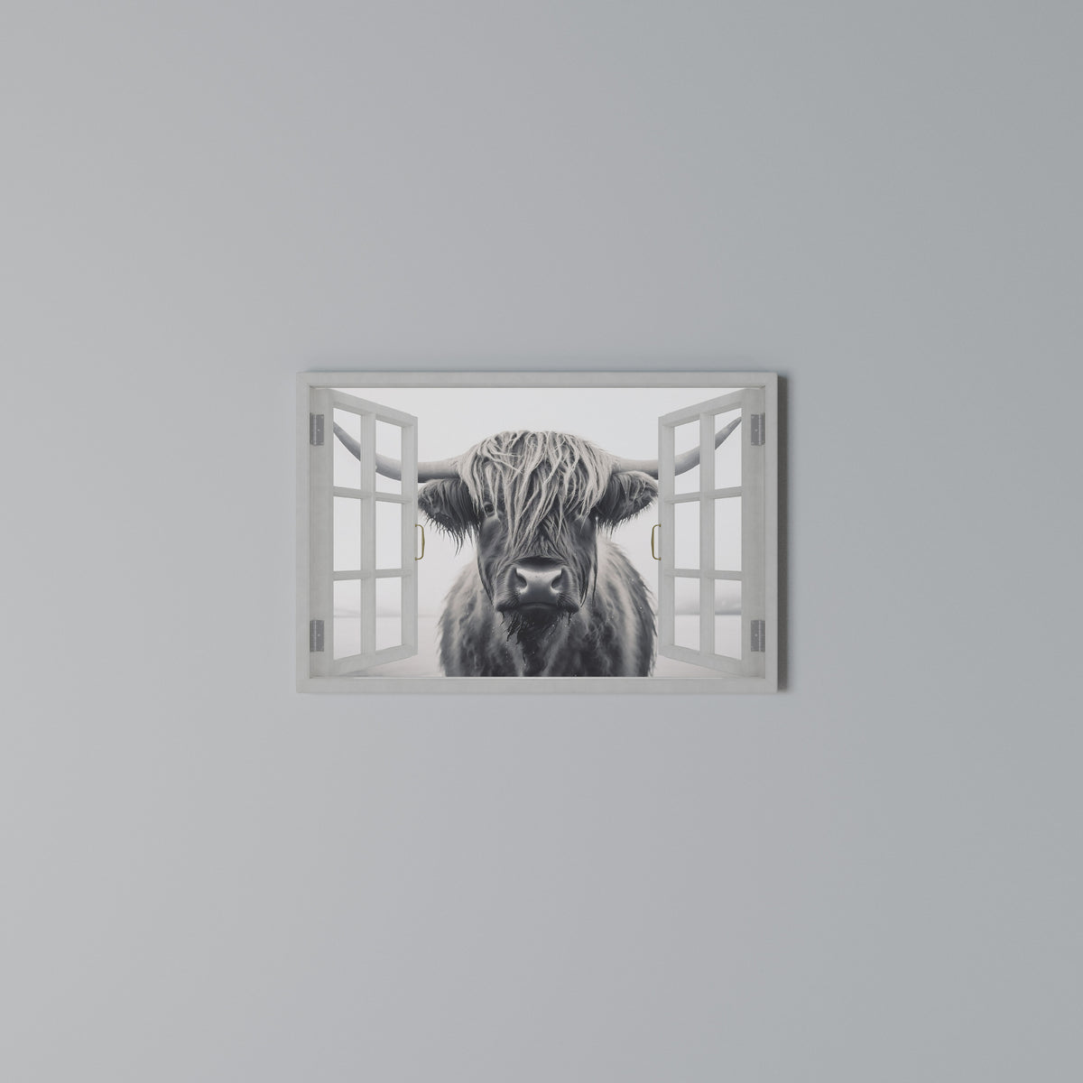 WILDLY WINDOWED VIEWS Horizontal Canvas Print
