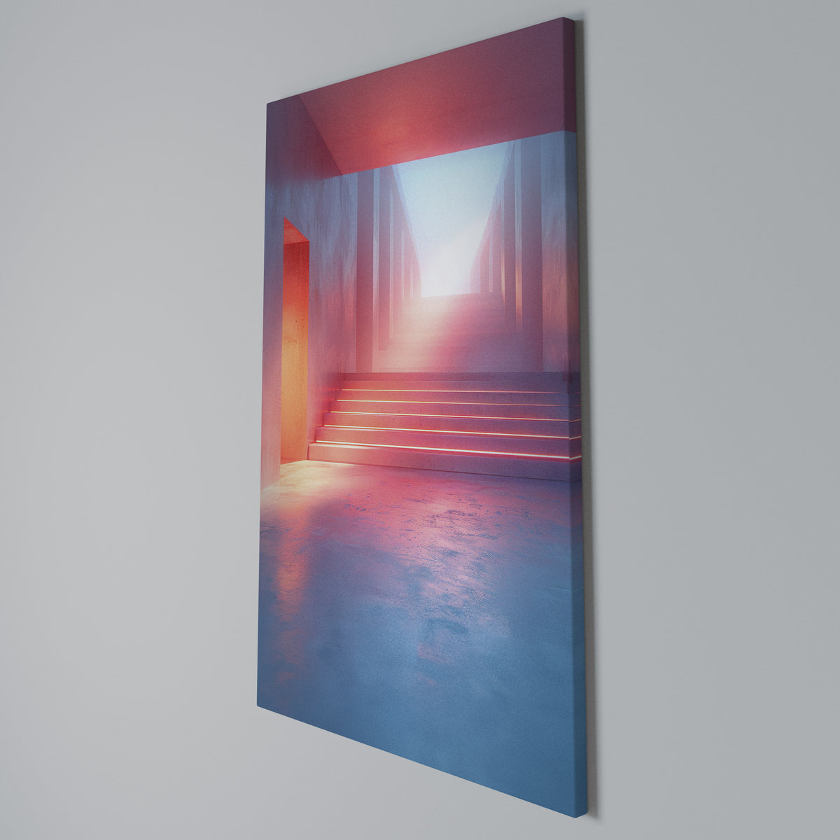 BRIGHT DIRECTION Quadro em tela vertical