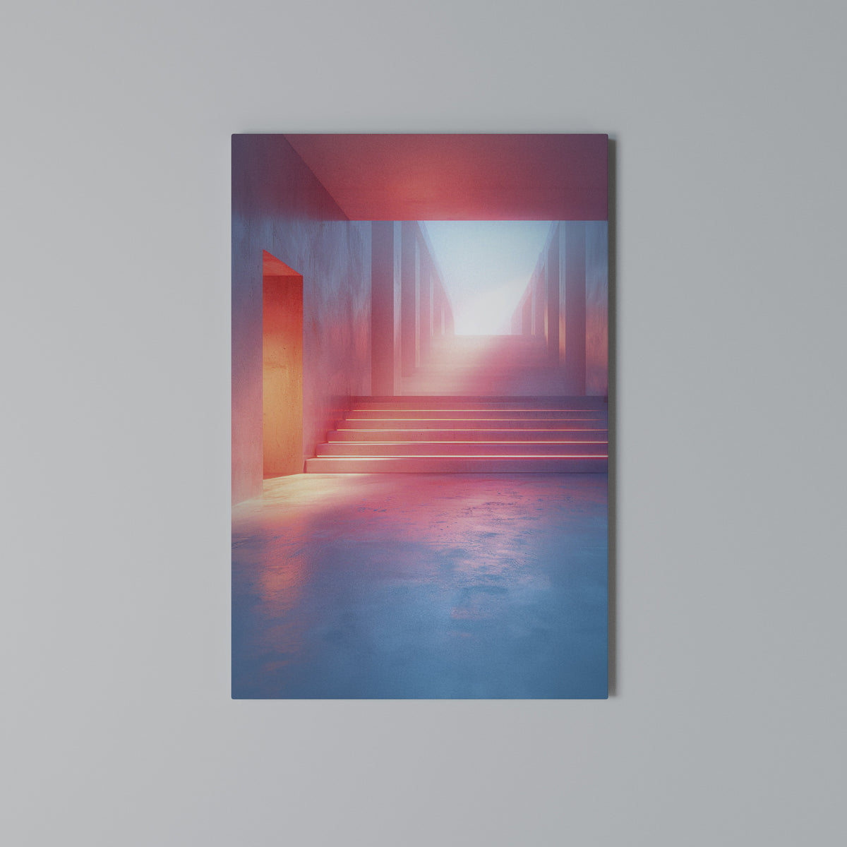 BRIGHT DIRECTION Quadro em tela vertical