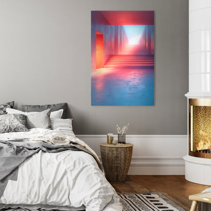 BRIGHT DIRECTION Quadro em tela vertical