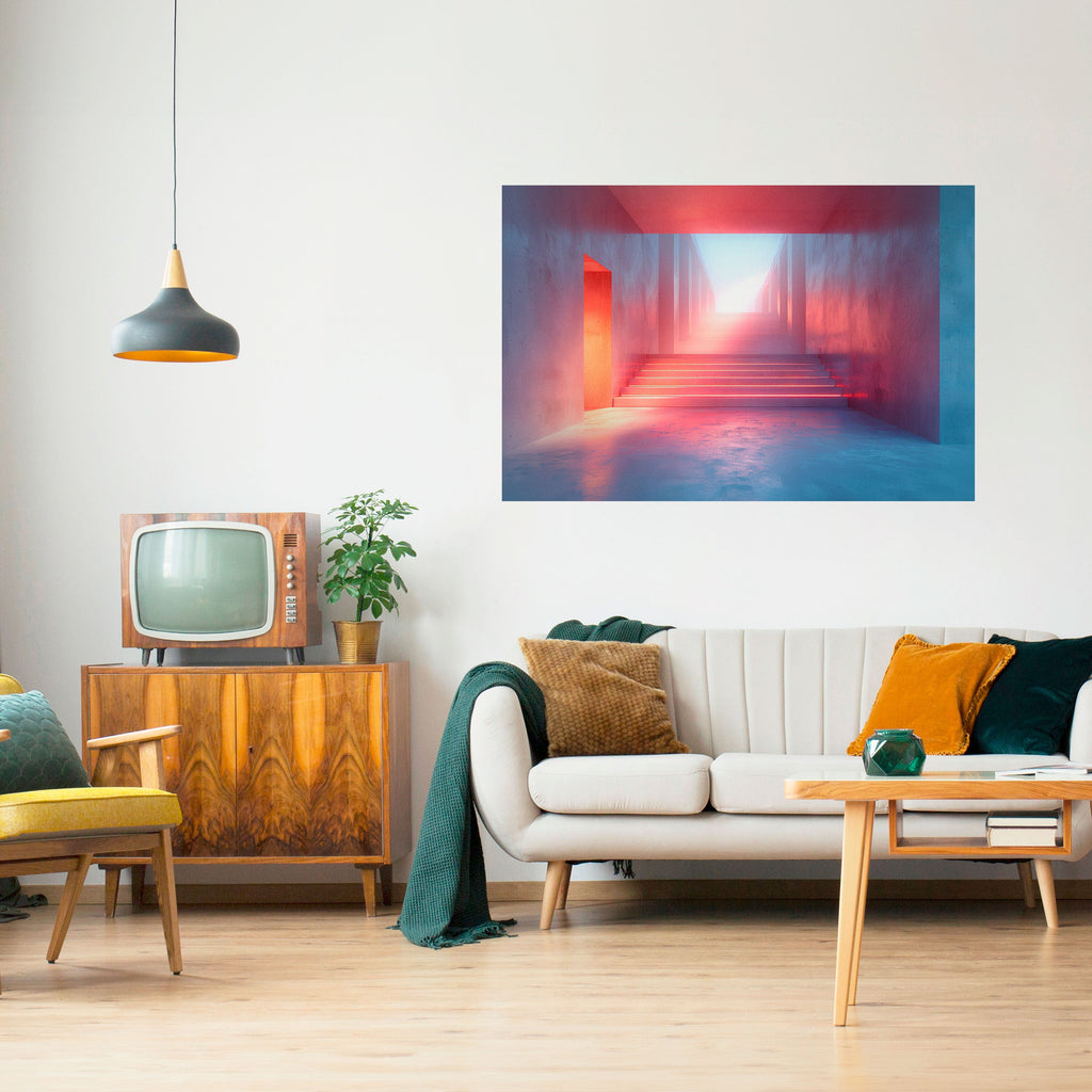 BRIGHT DIRECTION Peel and Stick Horizontal Poster