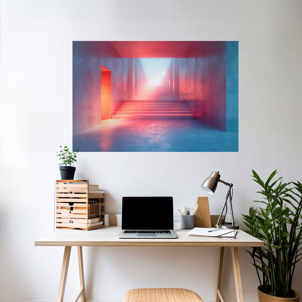 BRIGHT DIRECTION Peel and Stick Horizontal Poster