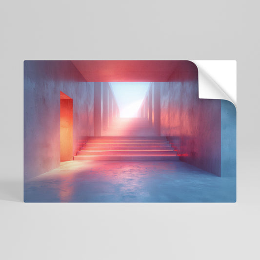 BRIGHT DIRECTION Póster Autocolante Horizontal