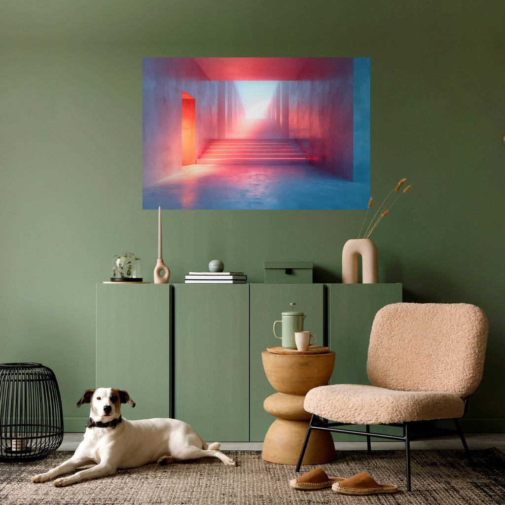 BRIGHT DIRECTION Peel and Stick Horizontal Poster