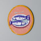 ENJOY YOUR MEAL Quadro Redondo Decorativo