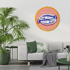 ENJOY YOUR MEAL Quadro Redondo Decorativo
