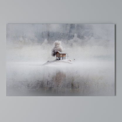 SILENT CABIN Horizontal Canvas Print