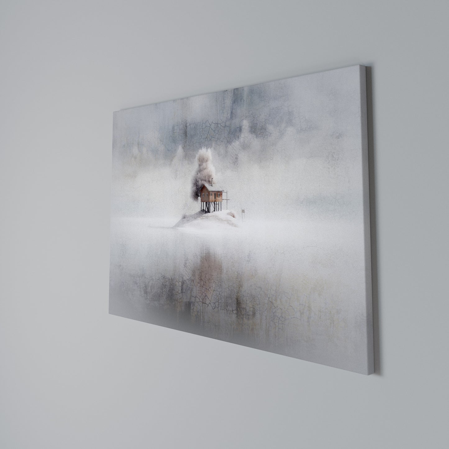 SILENT CABIN Horizontal Canvas Print