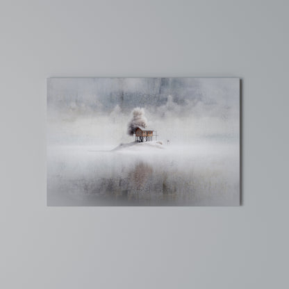SILENT CABIN Horizontal Canvas Print