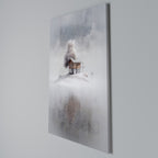 SILENT CABIN Vertical Canvas Print