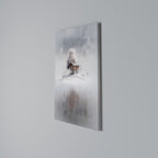 SILENT CABIN Vertical Canvas Print