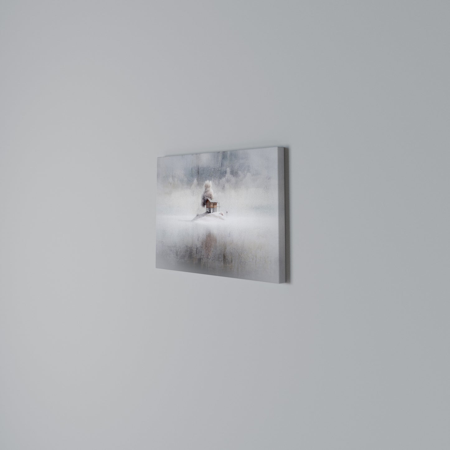 SILENT CABIN Horizontal Canvas Print