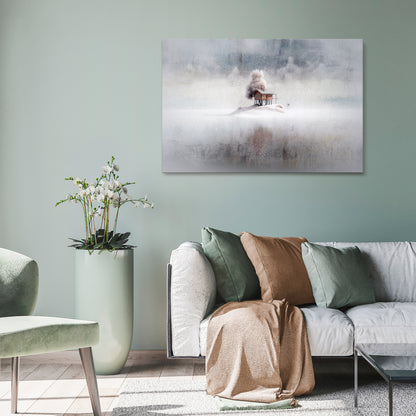 SILENT CABIN Horizontal Canvas Print