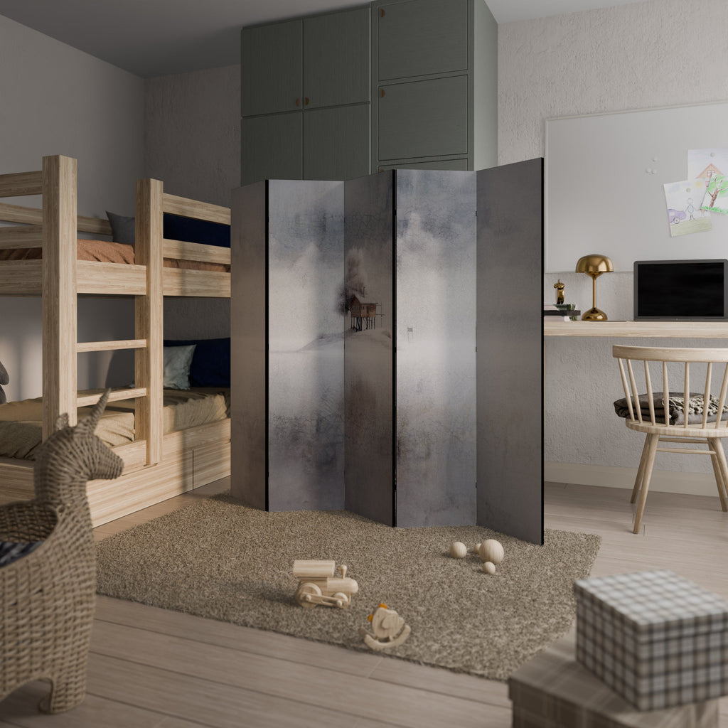 SILENT CABIN Biombo Decorativo de 5 Painéis