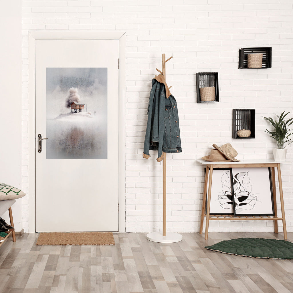 SILENT CABIN Peel and Stick Vertical Poster