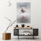 SILENT CABIN Peel and Stick Vertical Poster