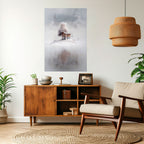 SILENT CABIN Peel and Stick Vertical Poster