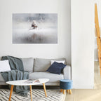 SILENT CABIN Peel and Stick Horizontal Poster