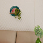 FRUIT POWER Prateleira Redonda Decorativa em Efeito Carvalho