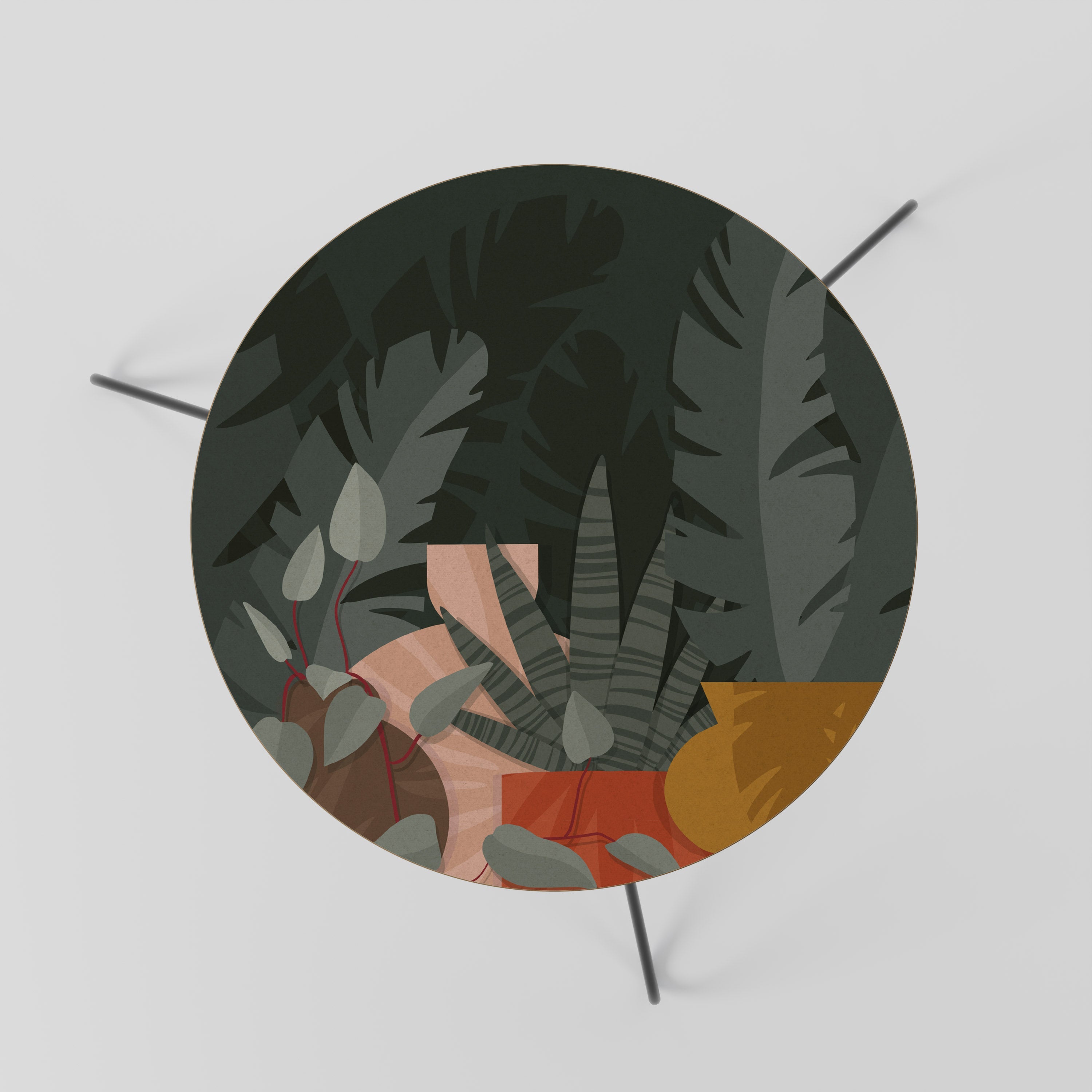 TROPICAL COMPOSITION Mesa de Centro 60