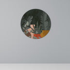 TROPICAL COMPOSITION Round Wall Art