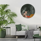 TROPICAL COMPOSITION Round Wall Art