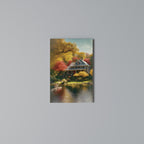 ENCHANTED AUTUMN REFUGE Vertical Canvas Print