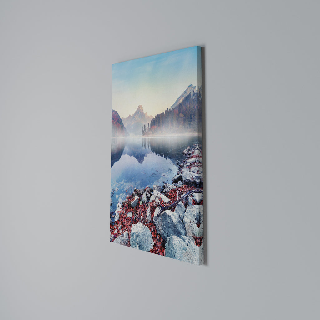 TRANQUIL WATERSCAPE Quadro em tela vertical