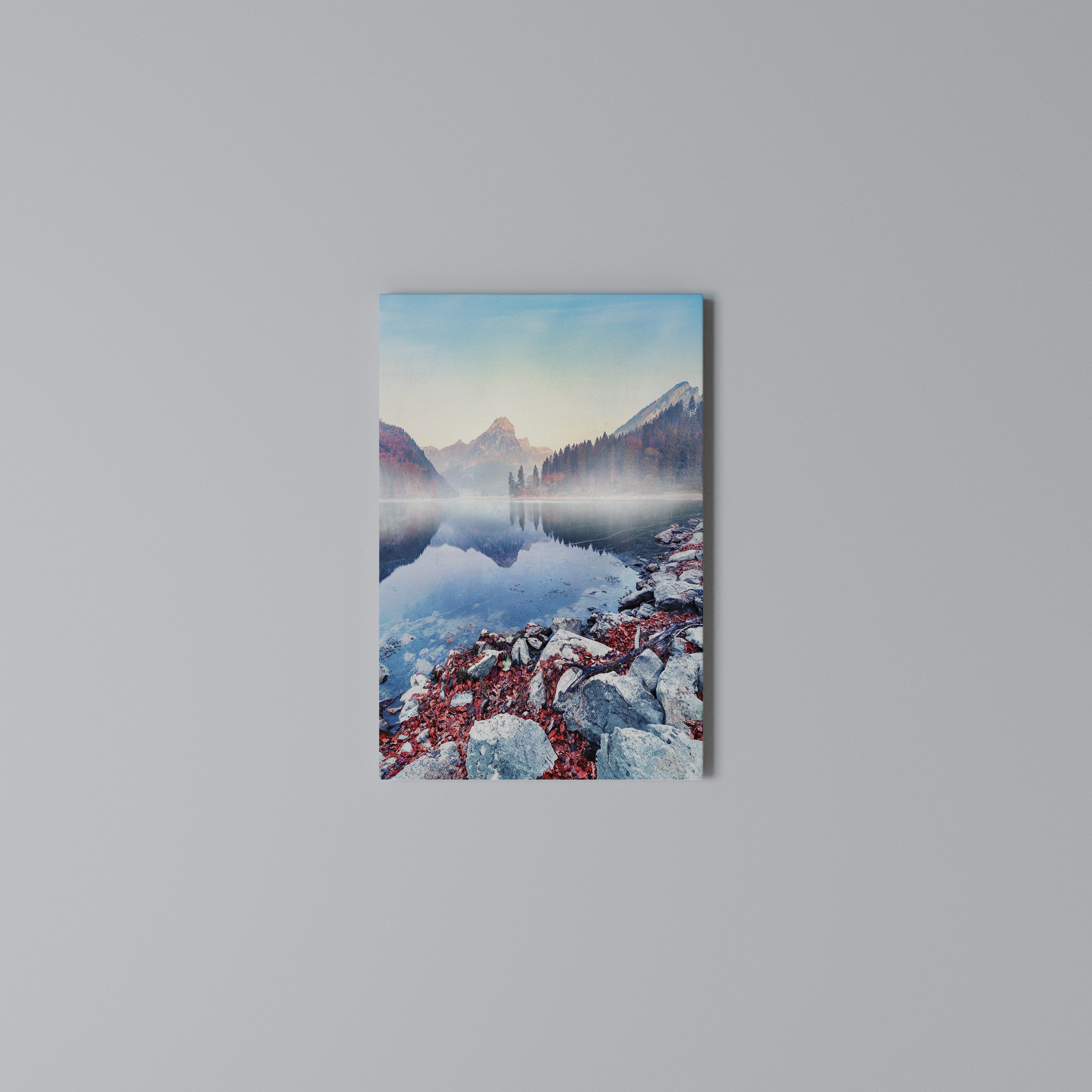 TRANQUIL WATERSCAPE Quadro em tela vertical