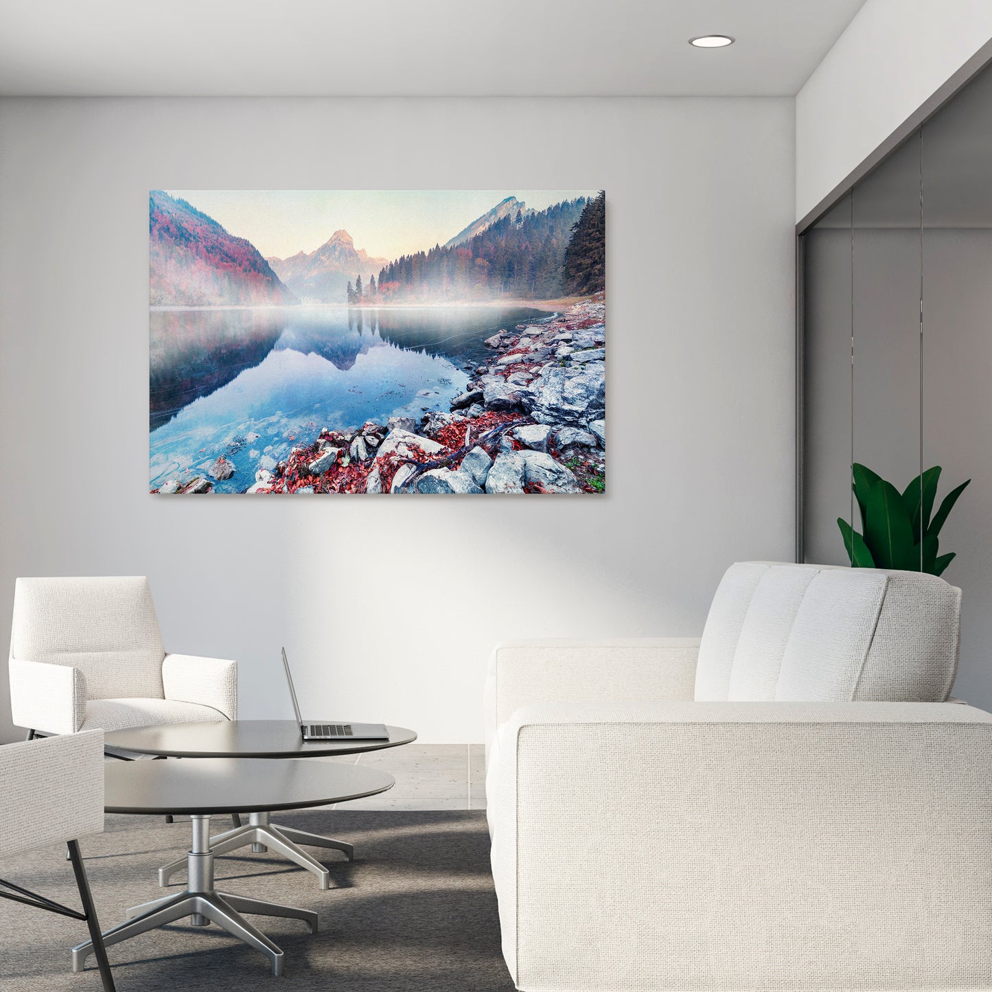 TRANQUIL WATERSCAPE Horizontal Canvas Print
