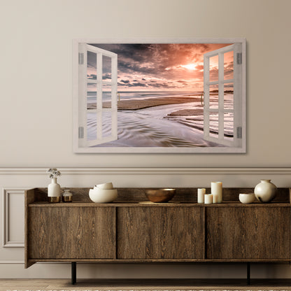OPENING TO SERENITY Horizontal Canvas Print