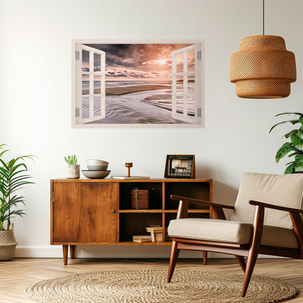 OPENING TO SERENITY Peel and Stick Horizontal Poster