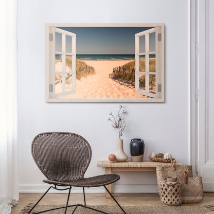 SANDY DREAMSCAPE Horizontal Canvas Print