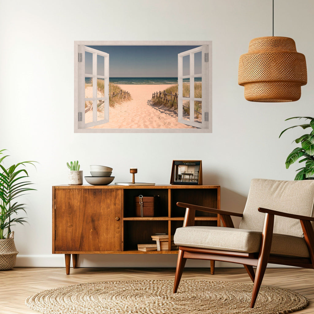 SANDY DREAMSCAPE Peel and Stick Horizontal Poster