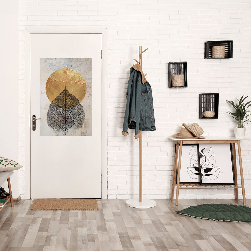 GOLD NERVATIO Peel and Stick Vertical Poster