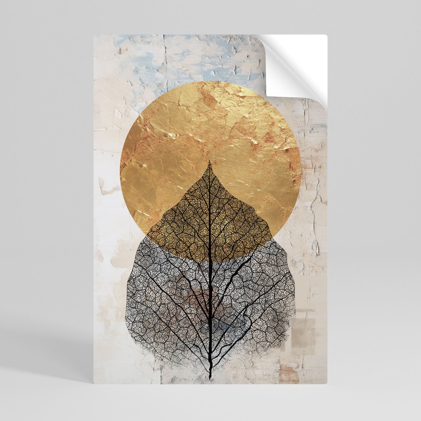 GOLD NERVATIO Póster Autocolante Vertical
