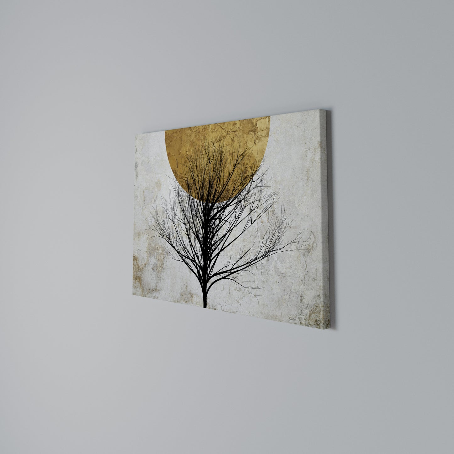 LONELY TREE Horizontal Canvas Print