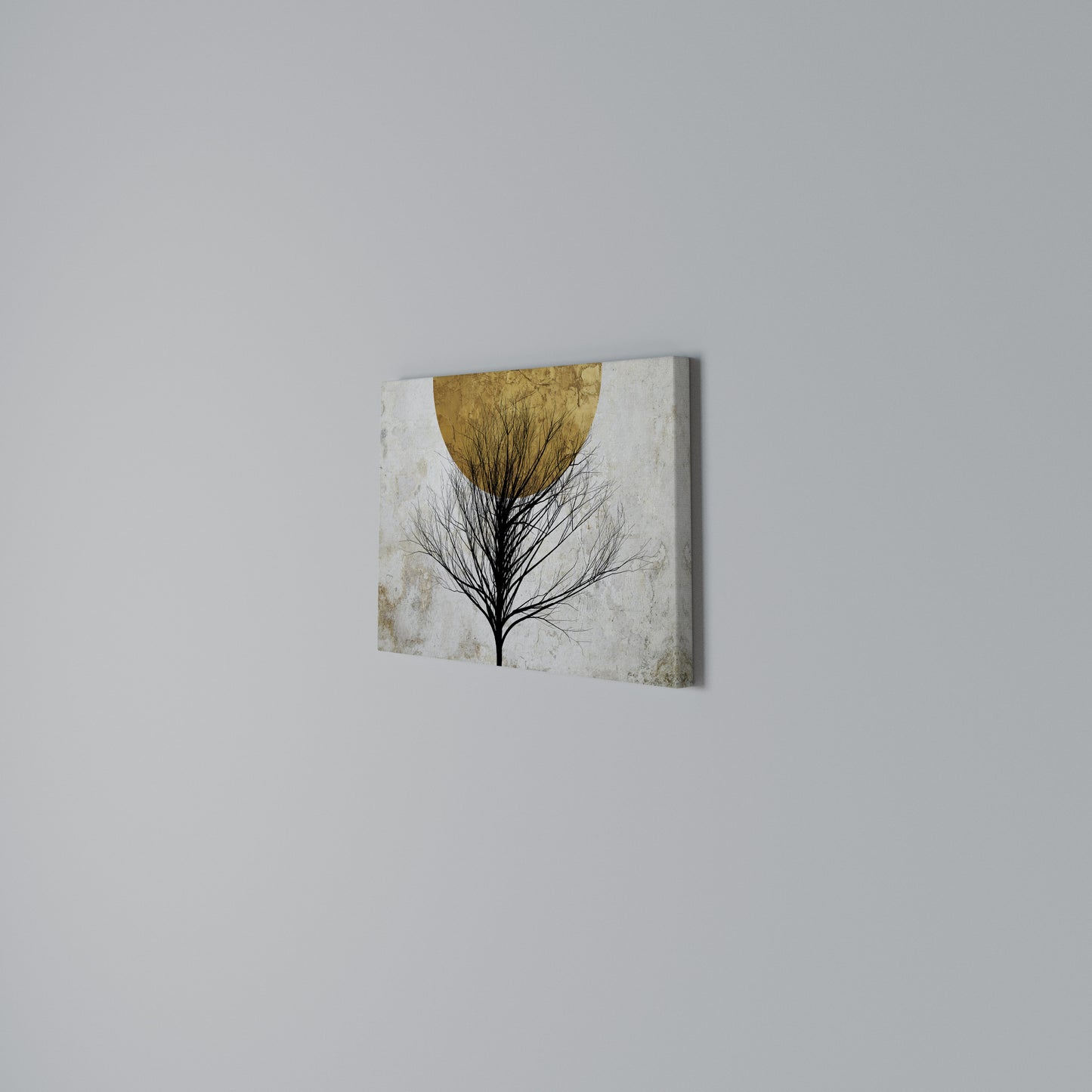 LONELY TREE Horizontal Canvas Print