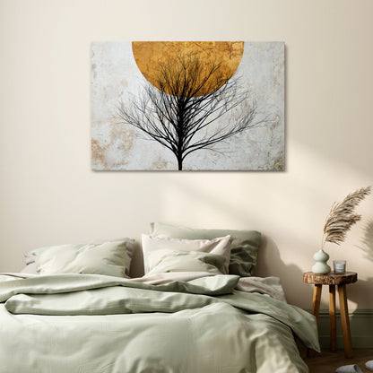 LONELY TREE Horizontal Canvas Print