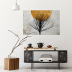 LONELY TREE Peel and Stick Horizontal Poster