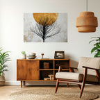 LONELY TREE Peel and Stick Horizontal Poster