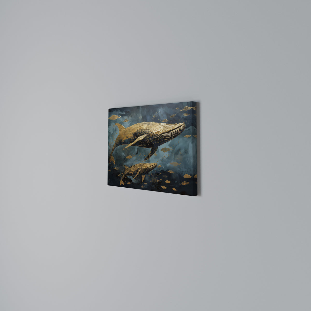 WHALE SONG SYMPHONY Horizontal Canvas Print
