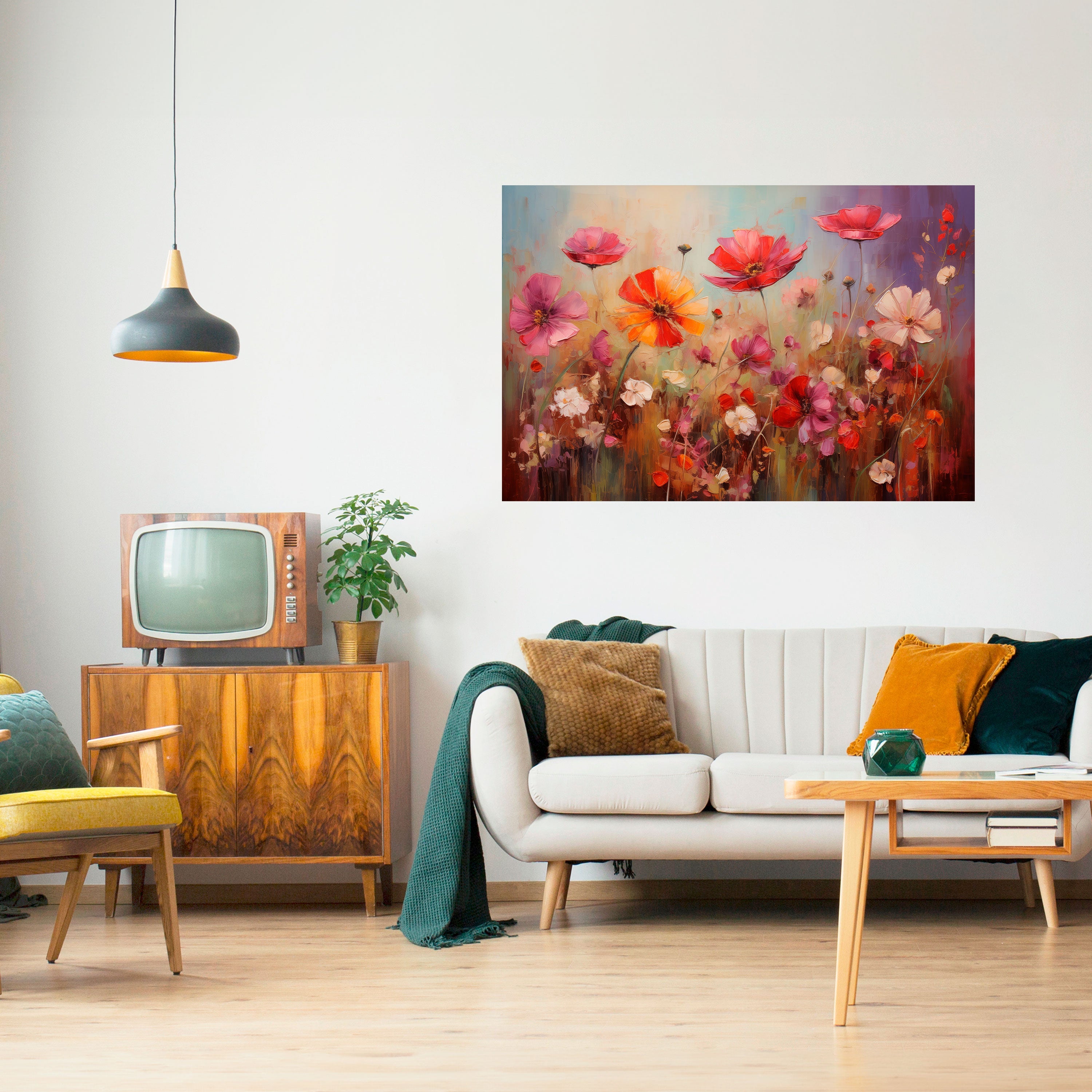 GARDEN DAYDREAM Peel and Stick Horizontal Poster