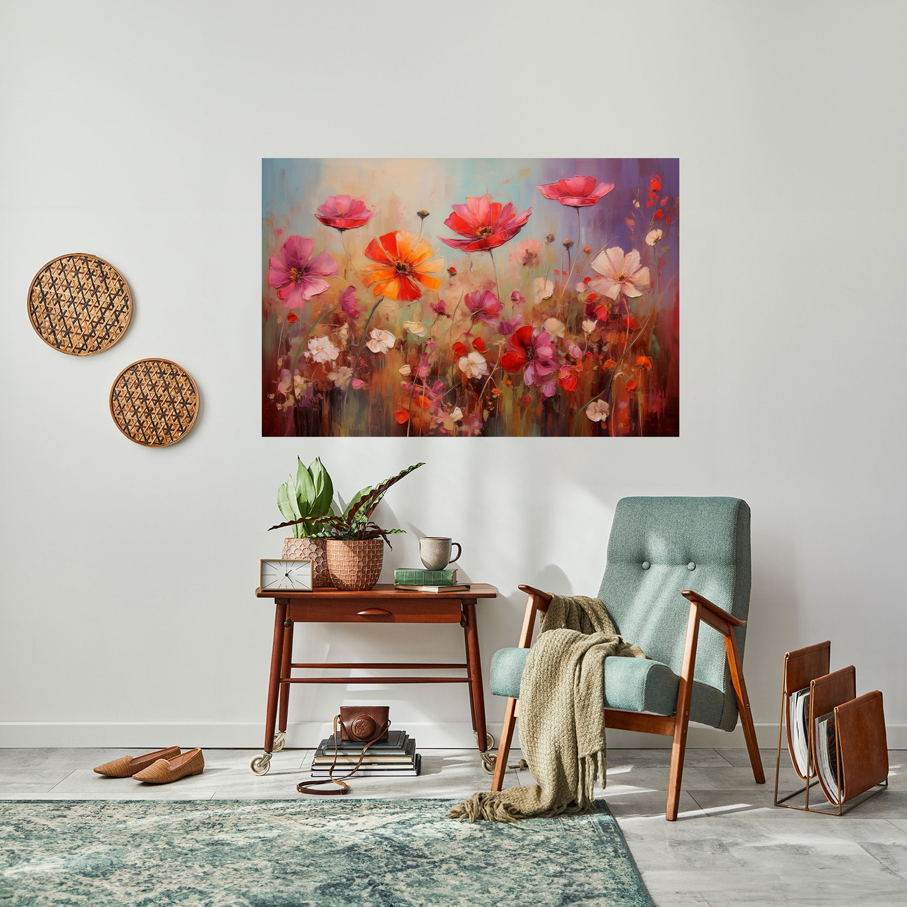 GARDEN DAYDREAM Peel and Stick Horizontal Poster