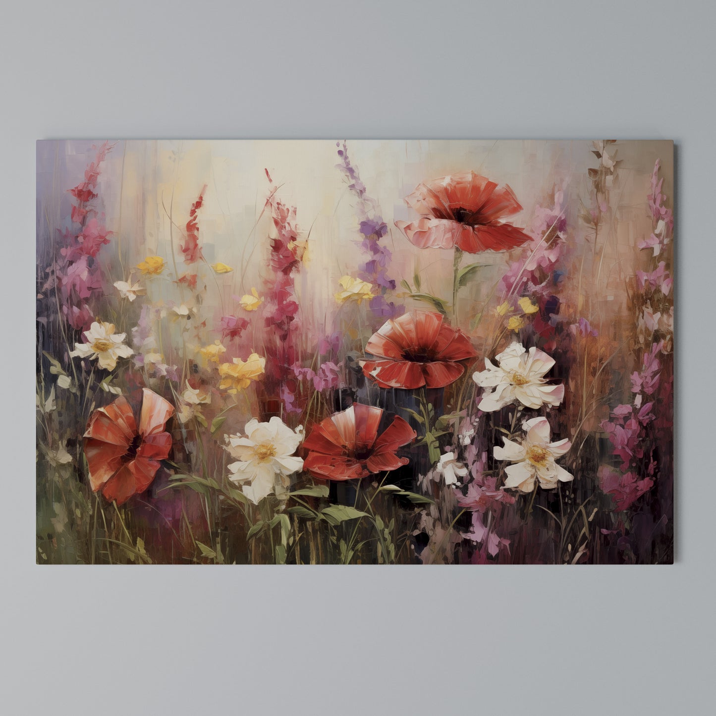 VIBRANT BLOOM SYMPHONY Horizontal Canvas Print