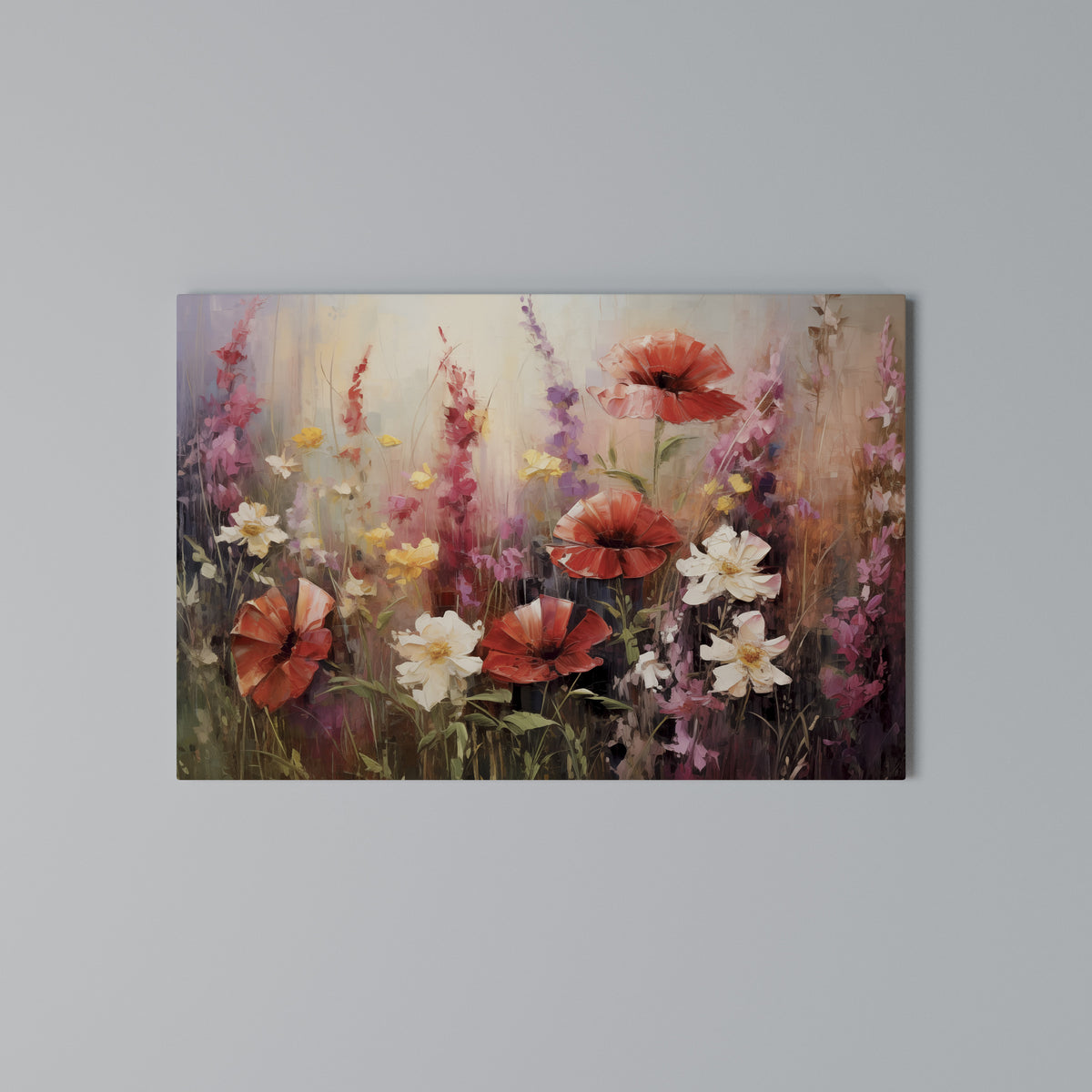 VIBRANT BLOOM SYMPHONY Horizontal Canvas Print
