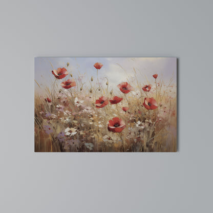 POPPY DREAMSCAPE Horizontal Canvas Print