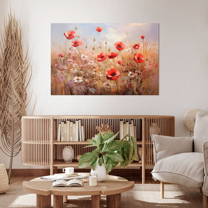 POPPY DREAMSCAPE Horizontal Canvas Print